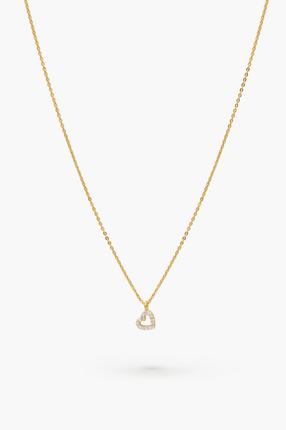 diamond heart necklace