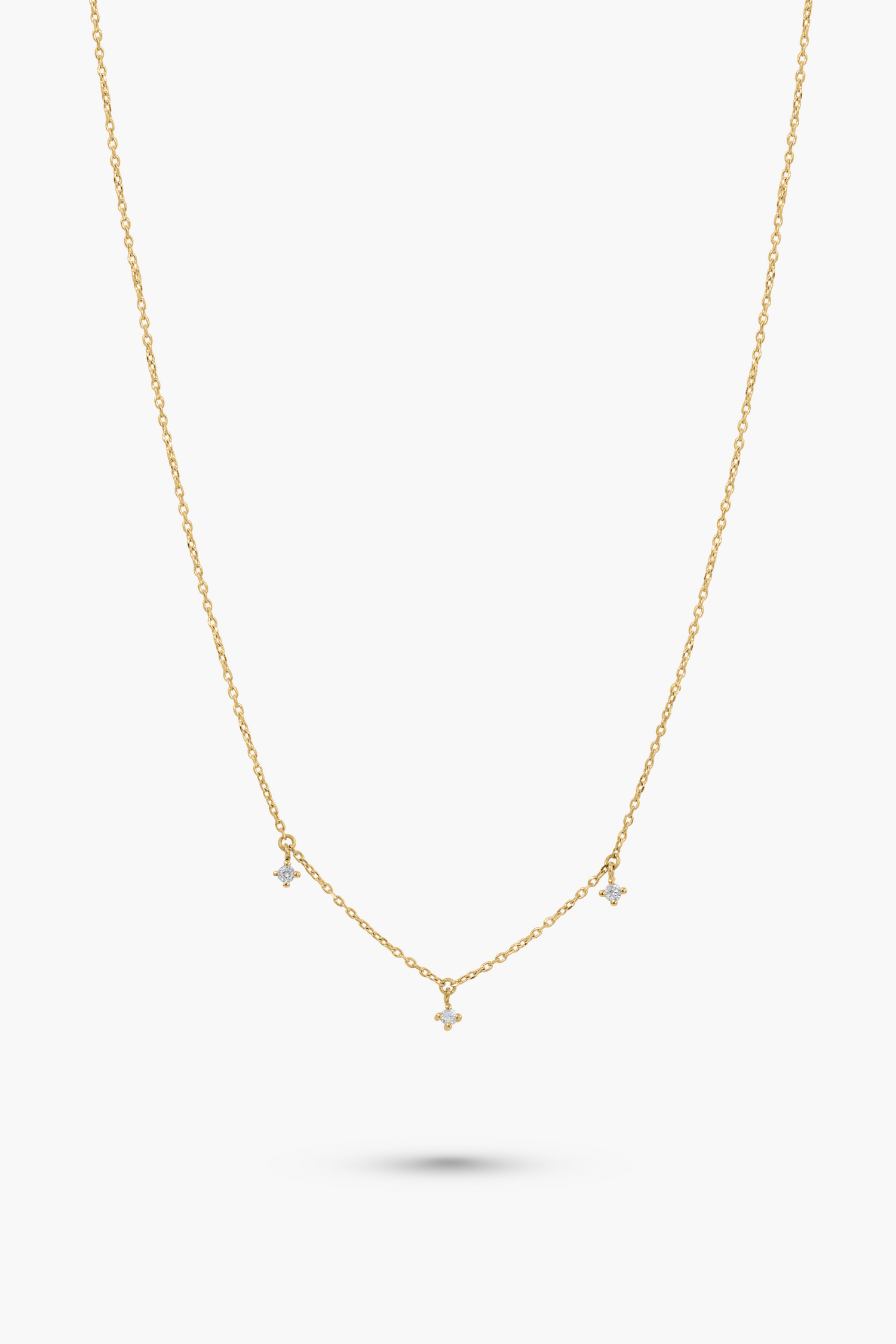 3 diamond necklace