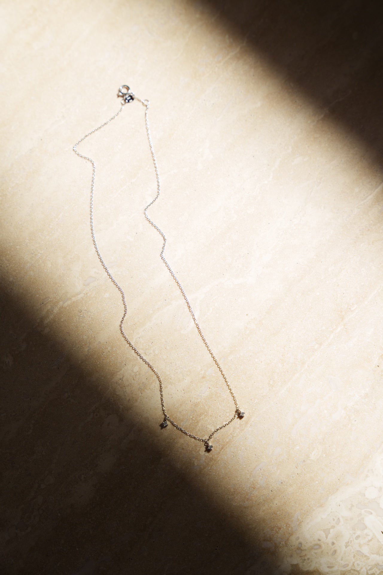 3 diamond necklace